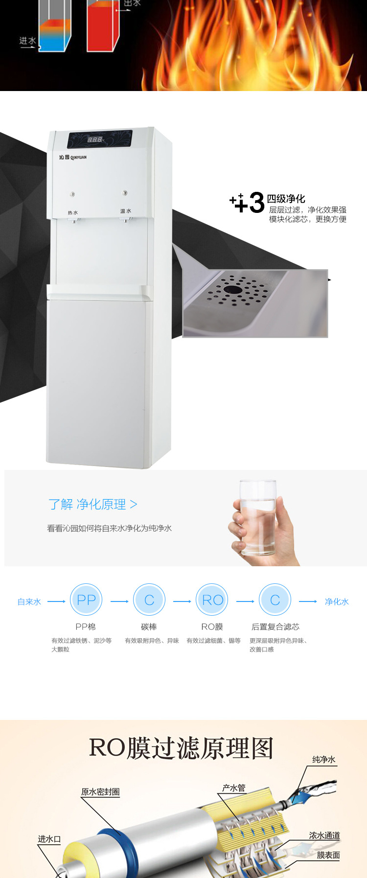 現(xiàn)貨銷售高檔商用純水直飲機(jī) 商用ro反滲透凈水器 直飲商用飲水機(jī)