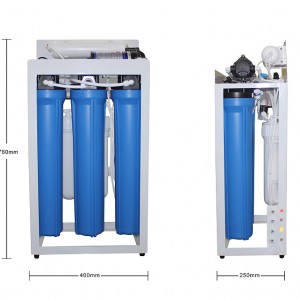 400商用凈水器單位學(xué)校工廠(chǎng)別墅茶樓純水機(jī)RO反滲透直飲機(jī)設(shè)備