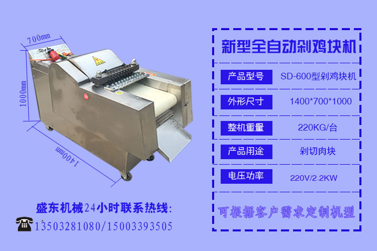 切肉丁機(jī) 鮮肉切塊機(jī) 凍肉切塊 商用不銹鋼機(jī)械