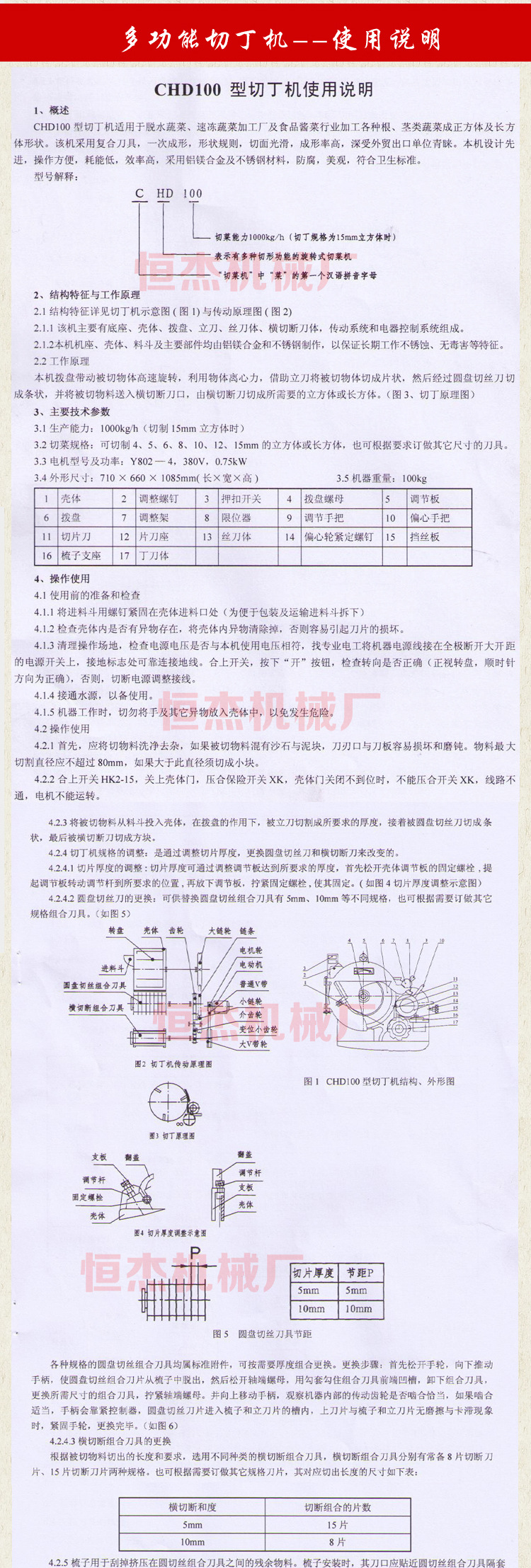 切丁機(jī)新 描述7