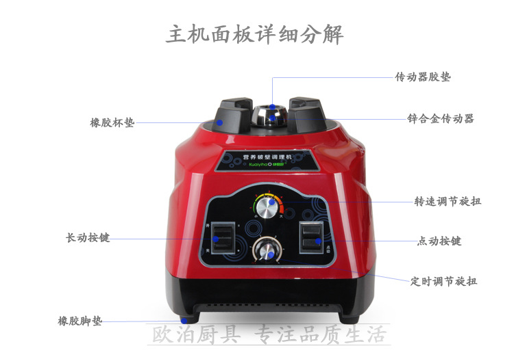 快易好KYH-113D商用無渣豆漿機沙冰機五谷蔬果料理機大容量攪拌機