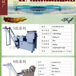 批發(fā)自動掛面機 壓面機 鮮濕面掛面機 大型商用軋面機柒組