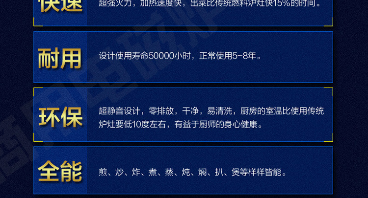 馳能單缸雙框炸爐商用雙缸四框炸爐大功率商用電磁油炸爐廠家批發(fā)