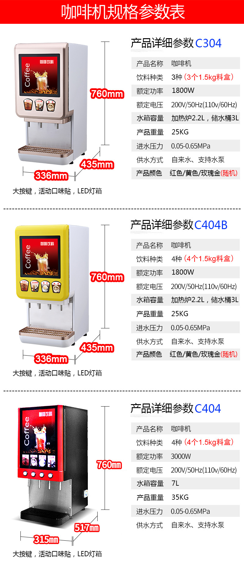 【包郵】110V 220V咖啡機 商用現調飲料速溶咖啡現調奶茶熱飲料機