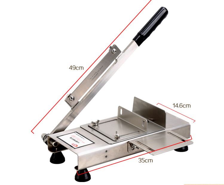 晟鋒手動(dòng)切片機(jī) 切阿膠糕l餅干火腿羊肉卷肥牛商用家用刨肉機(jī)