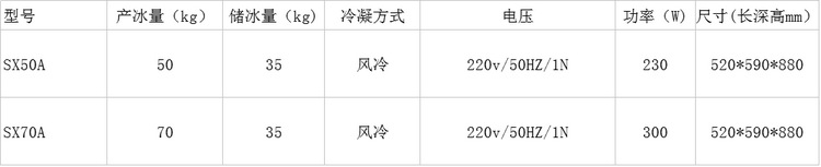 廠家直銷雪花制冰機(jī) 全自動(dòng)合金風(fēng)冷制冰機(jī) SX70A商用制冰機(jī)sx50A