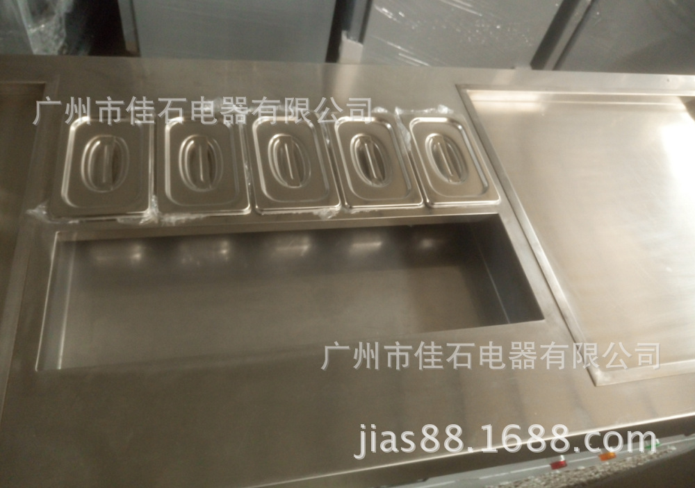 炒冰機廠家 商用雙方鍋 炒冰淇淋卷機 Fried ice-cream machine