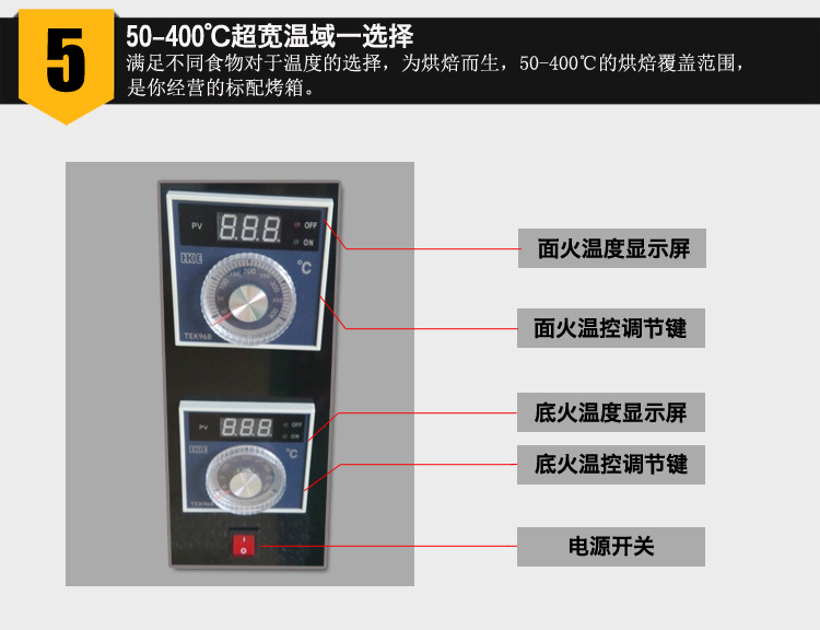 昆粵SEP-2-6雙層披薩烤箱 臺式烤爐蛋糕面包烘焙電烤箱商用比薩爐