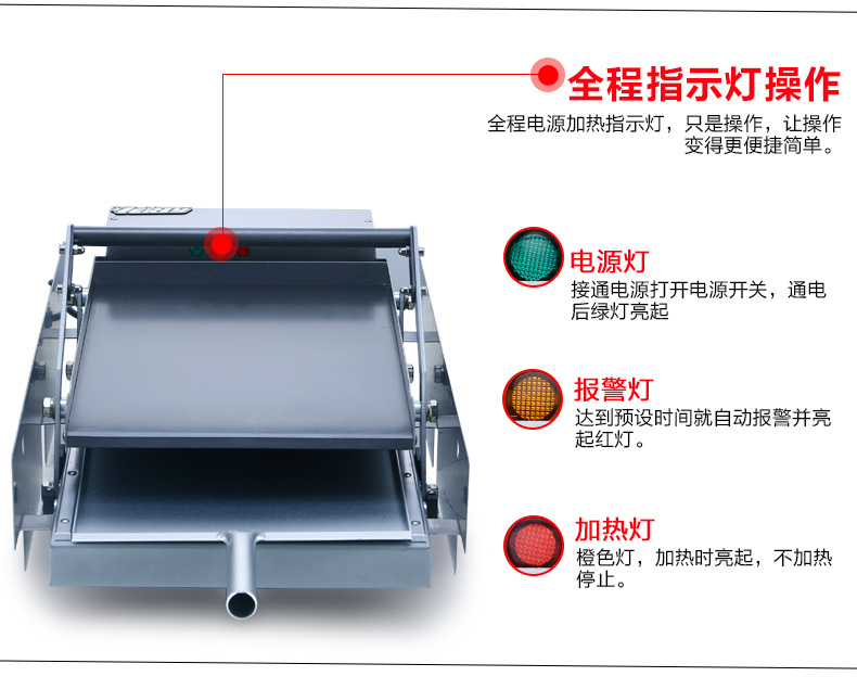 匯利HB-05雙層漢堡包機|烘漢堡包爐|烘漢堡機|烘包機商用酒店設備