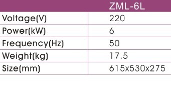 ZML-6L 臺式六頭電熱煮面爐燙面爐煮面機