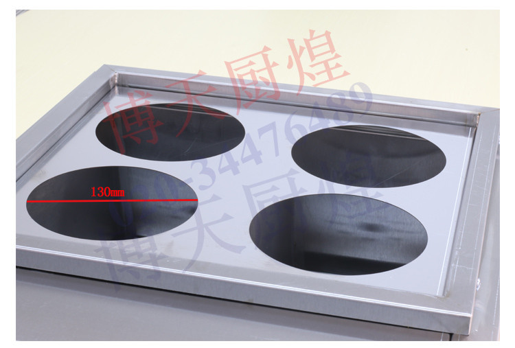 商用臺式四頭電熱煮面爐 關東煮機 麻辣燙機 煮粉機 煮面爐