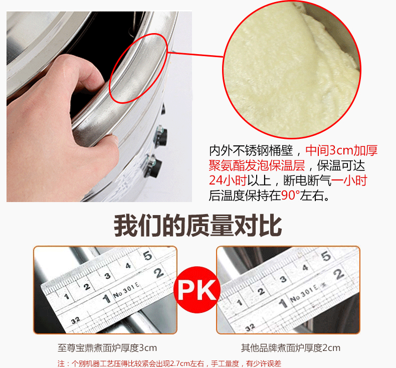 燃氣雙頭煮面爐 臺式多功能電熱湯桶爐 鹵肉爐 電湯面爐 煮湯粉爐