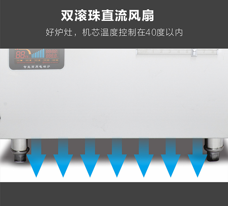 商用電磁爐12KW大功率單眼電磁煲湯爐平面臺式大電磁煲水爐批發價