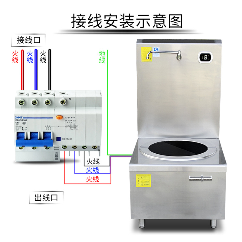 大功率商用電磁爐15kw平面煲湯電磁爐酒店飯堂矮湯爐低湯爐節能灶